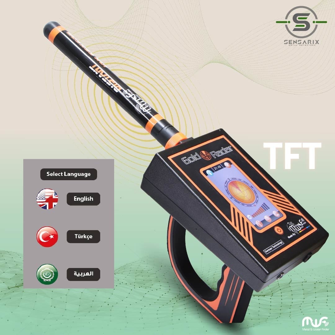 The Gold Radar's TFT screen displaying instant visual and audible feedback along with graphical data.