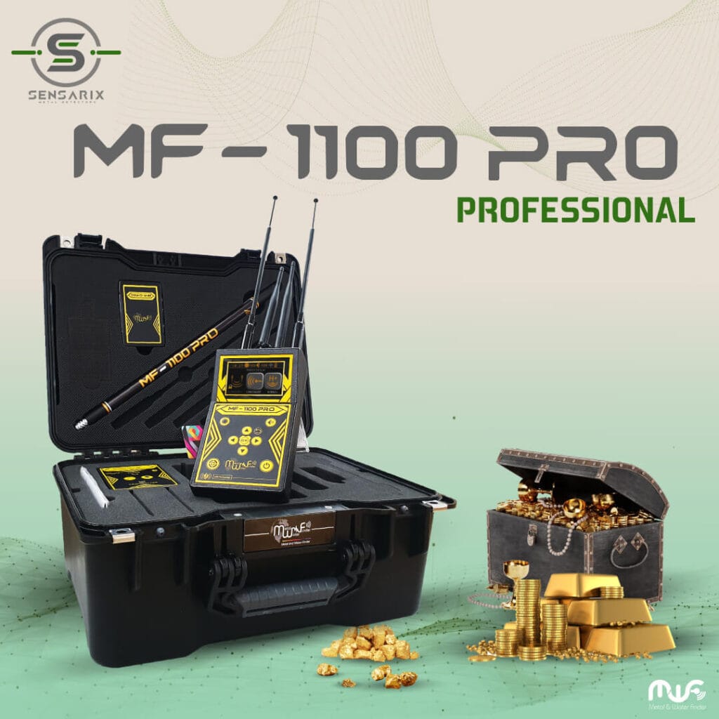 The MF-1100 PRO professional package packed in a carrying case, showcasing its compact and lightweight design.