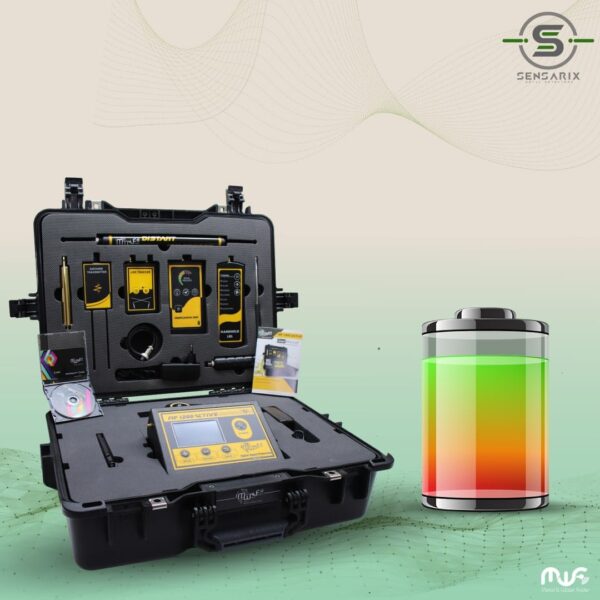 The MF-1200 ACTIVE's battery life indicator showing up to 15 hours of continuous operation.