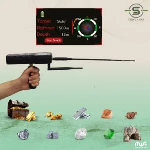 A variety of targets that can be detected by the Vigor gold and metal detector, including gold, precious metals, and gemstones.